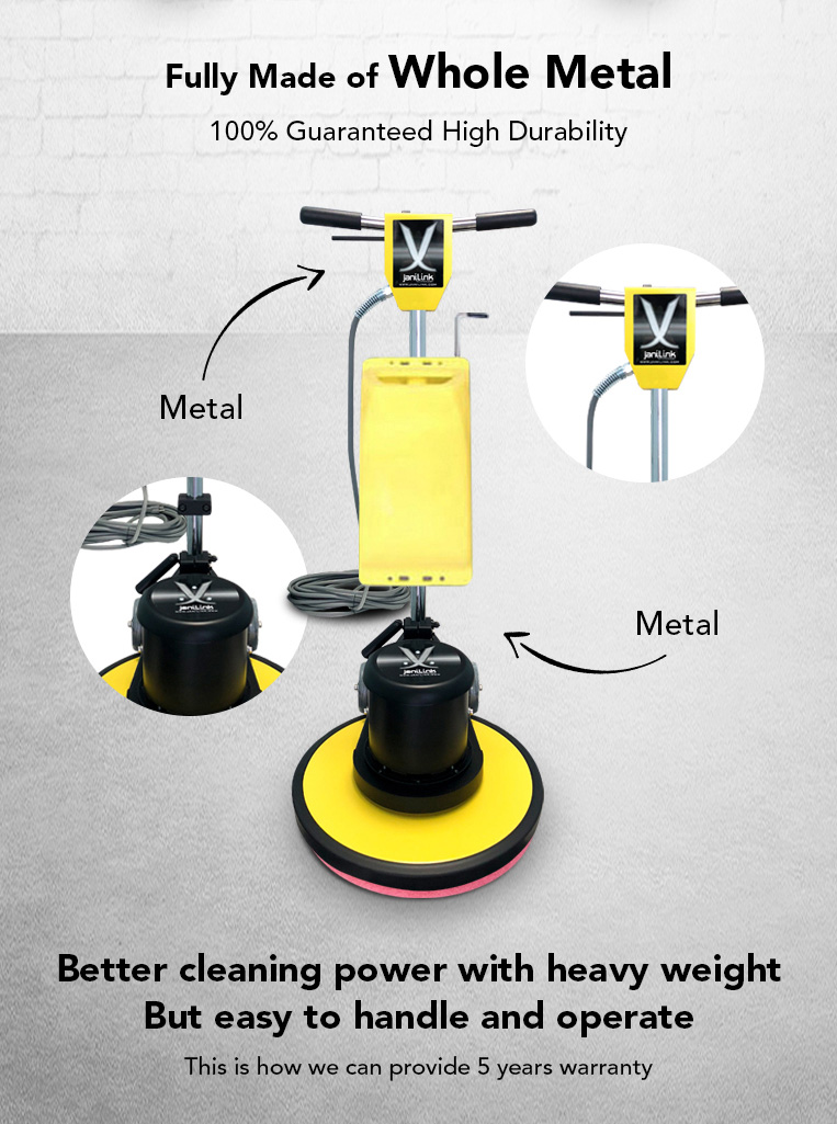 Whole Metal, 100% Guaranteed High Durability, Better cleaning power, heavy weight, easy to handle.